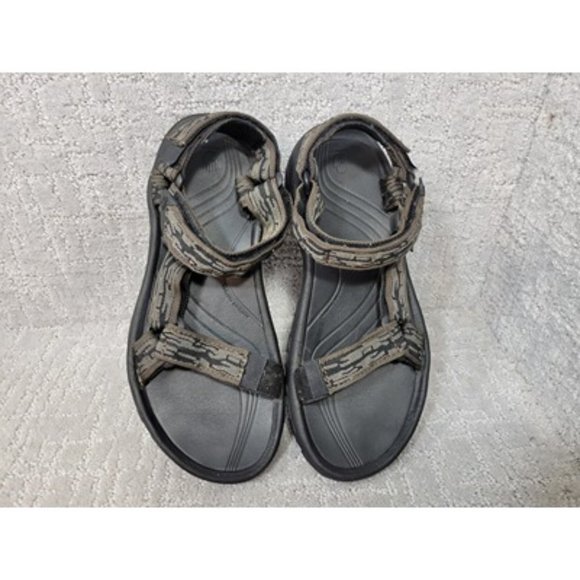 Teva Pretty Rugged Men's Size 8 Brown Green Water Hiking Sports Sandals - Picture 2 of 11